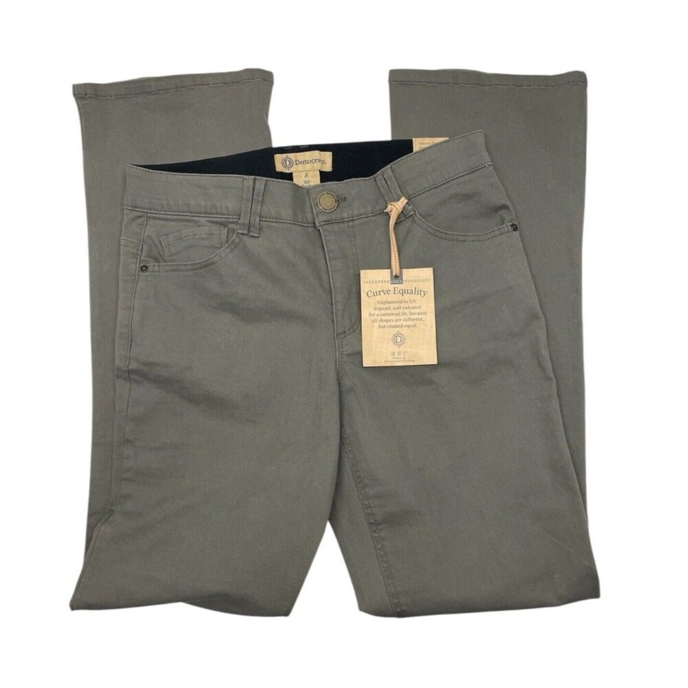 Democracy Ab technology Mid Rise Itty Bitty Boot Jeans Sz 8 Gray Colored NWT
